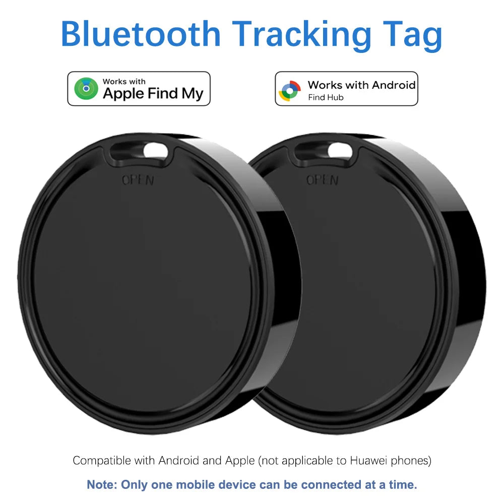 Smart Tag for Apple Find My or Google Find Hub Bluetooth Tracker Both Android IOS Compatible Location Tracker for Pets Cars