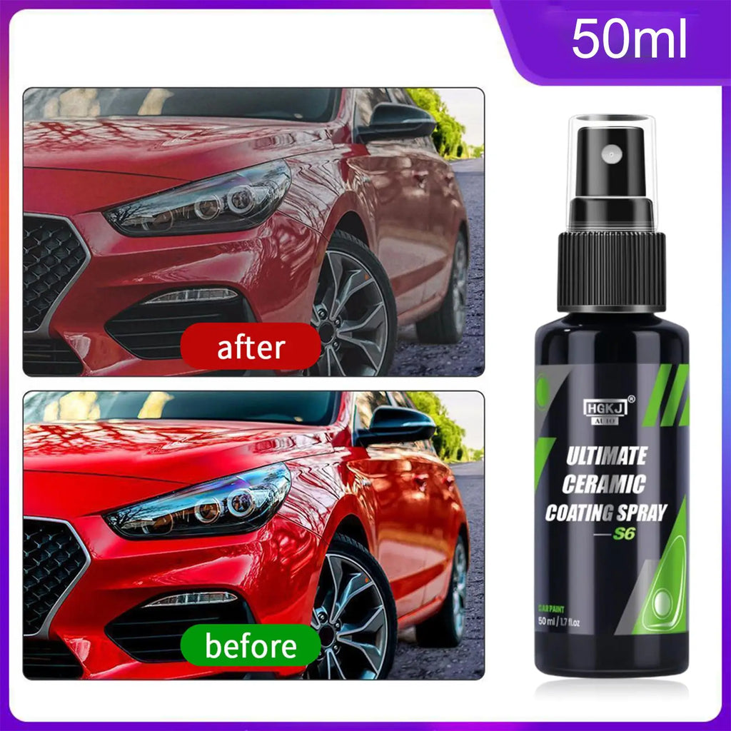 300Ml Ceramic Coating Spray for Car Paint Care Crystal Wax Spray Nano Product Hydrophobic Quick Coating Liquid Wax Car Care Tool
