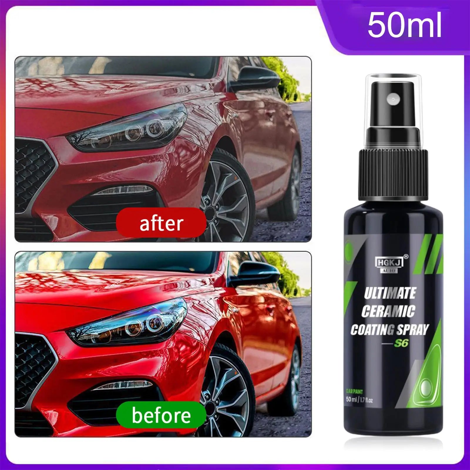 300Ml Ceramic Coating Spray for Car Paint Care Crystal Wax Spray Nano Product Hydrophobic Quick Coating Liquid Wax Car Care Tool