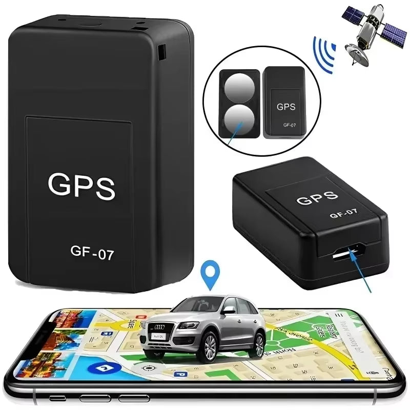 Localizador GPS Para Coche Magnético — Rastreador Antirrobo En Tiempo Real, Mini Tracker Oculto Para Vehículo Y Moto