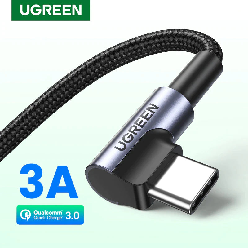 Cable USB-C Ugreen en ángulo 90 grados