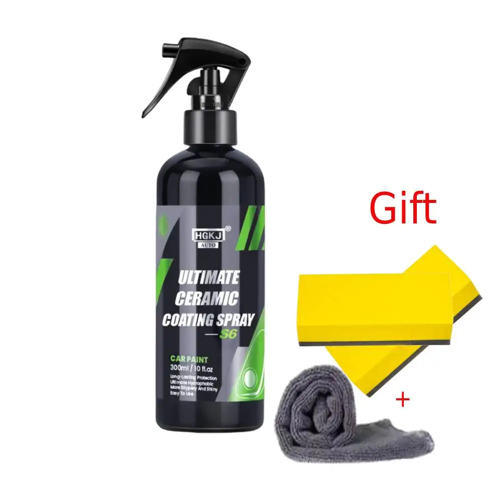 300Ml Ceramic Coating Spray for Car Paint Care Crystal Wax Spray Nano Product Hydrophobic Quick Coating Liquid Wax Car Care Tool
