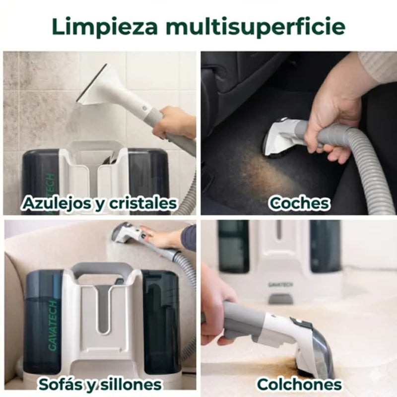 Gavatech-Aspirador De Agua Para Tapicerías, Limpiador Portátil De Inyección Y Extracción, Máquina De Limpieza Del Hogar Para Sofás, Alfombras, Colchones Y Asientos De Coche