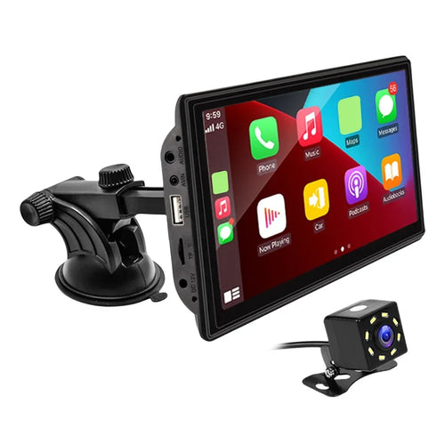 Carplay Android Auto Car Monitor HD Display MP5 Player 7.0 Inch Touch Screen Bluetooth-Compatible Wifi FM Radio Reversing Camera