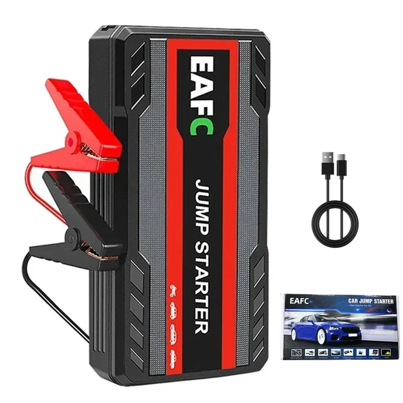 2000A / 600A Car Jump Starter Portable Power Bank Car Battery Booster 12V Auxiliary Starting Device for Diesel Gasoline