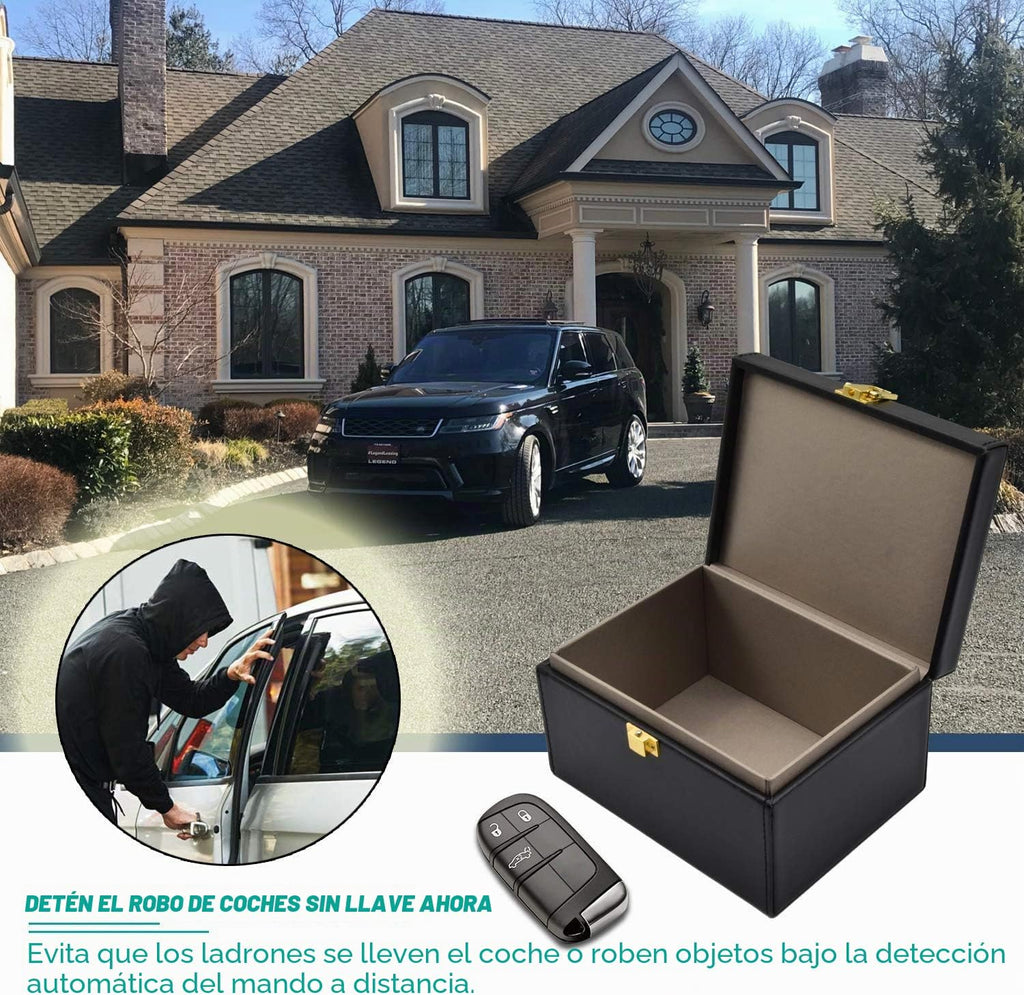 Caja De Blindaje De Señal, Caja Bloqueador De Señal De Llave Para Coche,100% Protección Caja RFID, Faraday|Rfid/Nfcsms/Wifi/3G/4G/Bluetooth/Nfc| Antirrobo Bloqueador De Señal