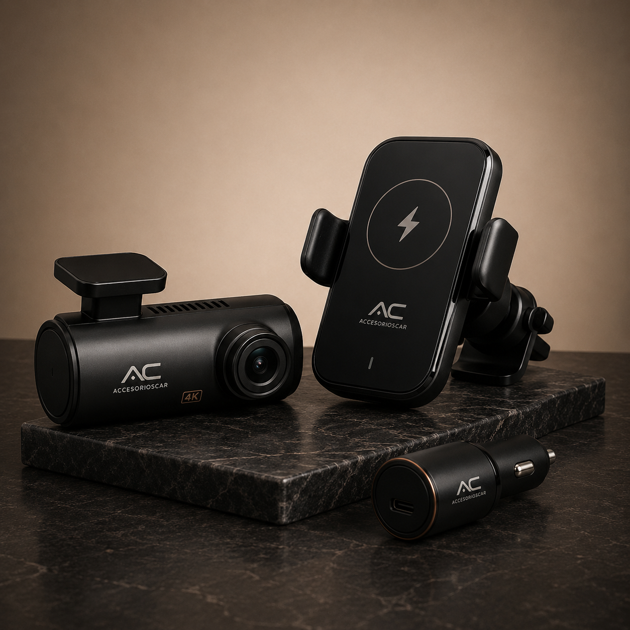 PACK Conducción Inteligente — 4K Dashcam + Automatic MagSafe Charger
