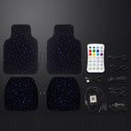 Alfombrillas de cielo estrellado para coche con mando y controlador