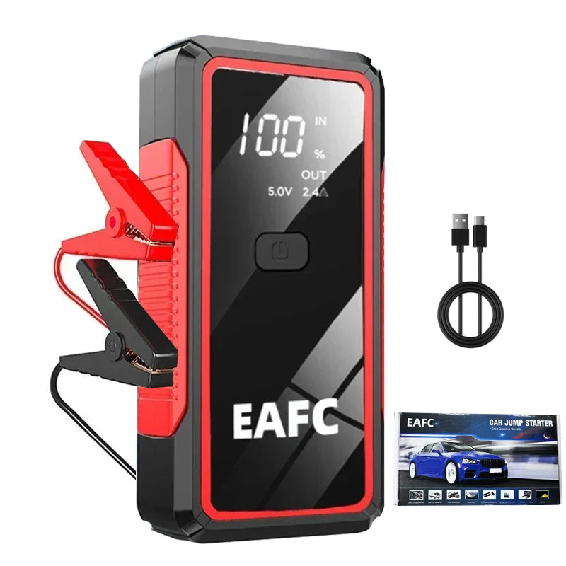 2000A / 600A Car Jump Starter Portable Power Bank Car Battery Booster 12V Auxiliary Starting Device for Diesel Gasoline