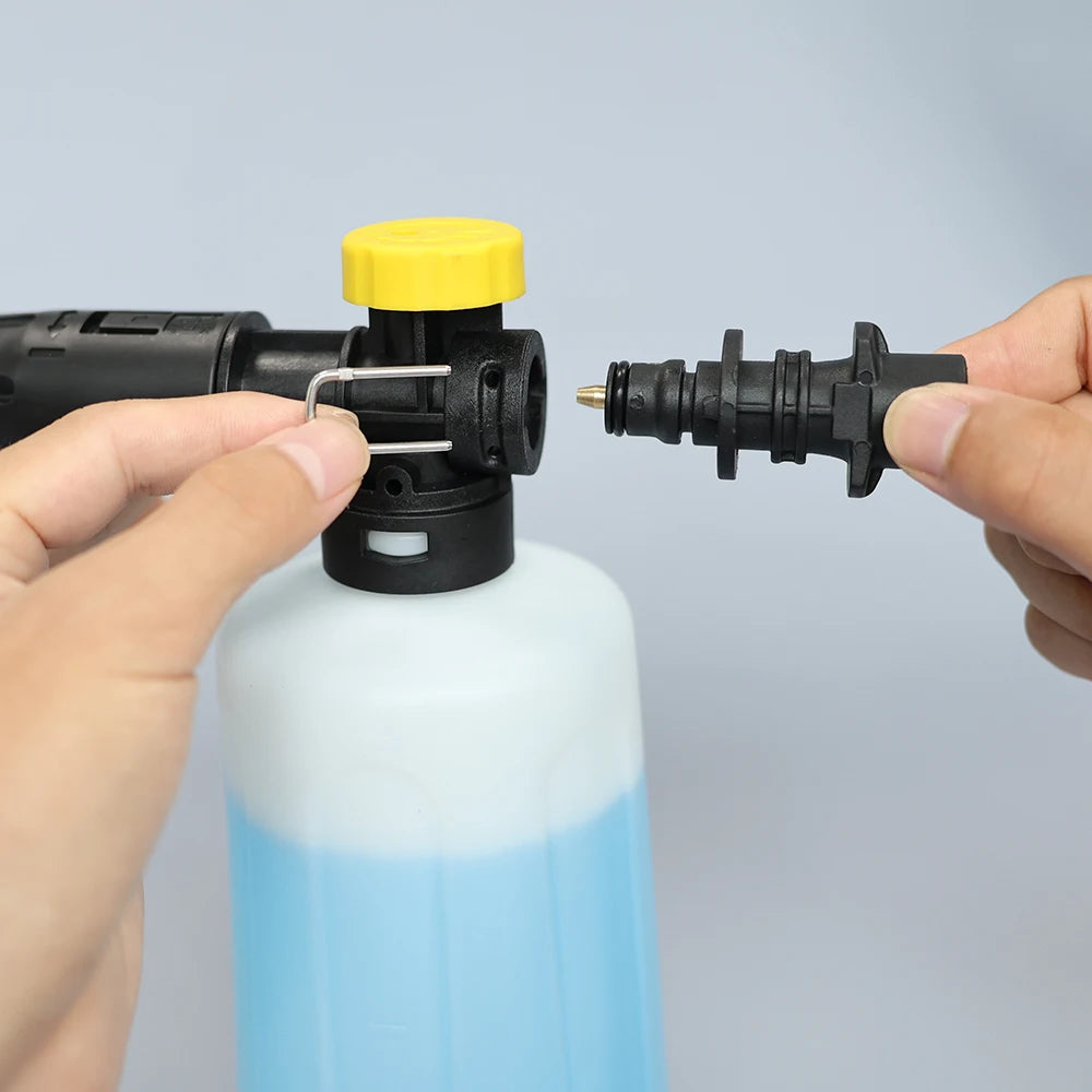 750ML Snow Foam Lance for Karcher K2 K3 K4 K5 K6 K7 Car Pressure Washers Soap Foam Generator with Adjustable Sprayer Nozzle