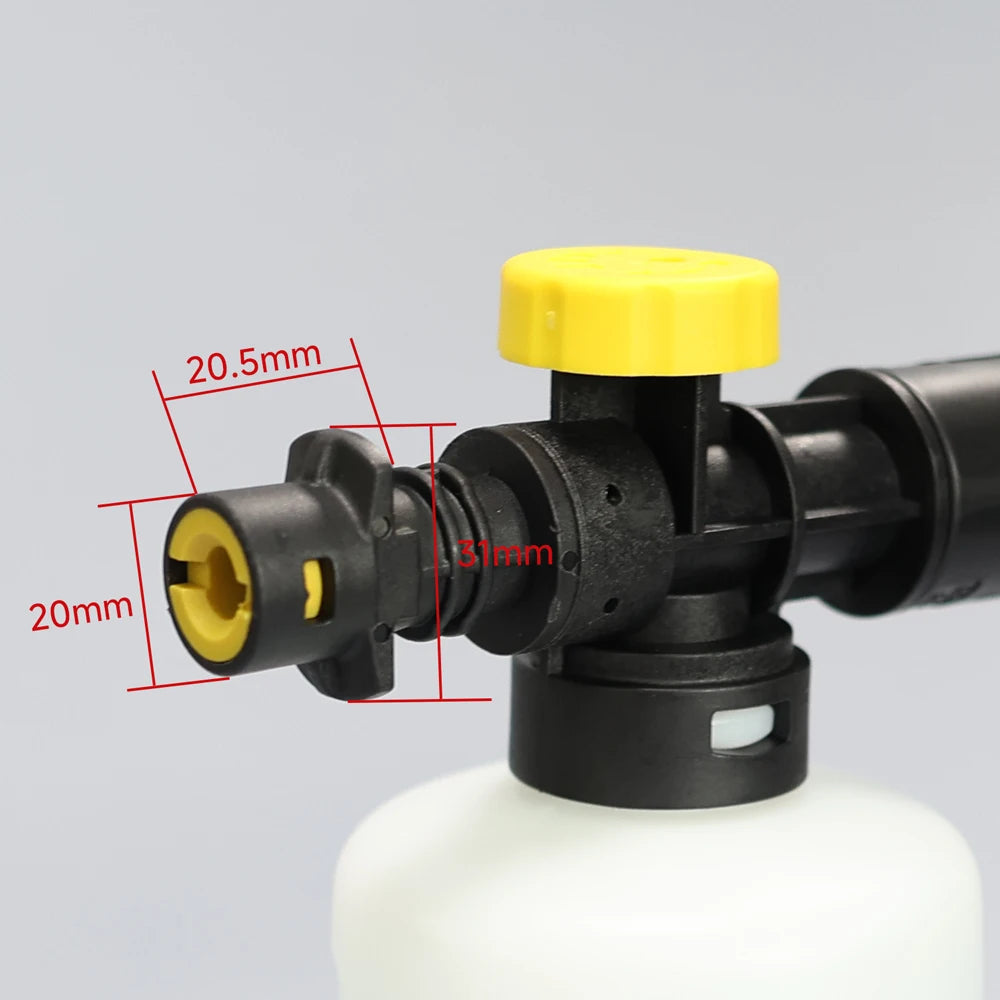 750ML Snow Foam Lance for Karcher K2 K3 K4 K5 K6 K7 Car Pressure Washers Soap Foam Generator with Adjustable Sprayer Nozzle