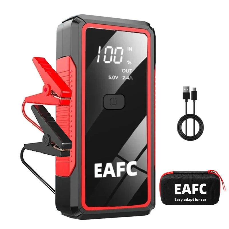 2000A / 600A Car Jump Starter Portable Power Bank Car Battery Booster 12V Auxiliary Starting Device for Diesel Gasoline