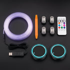 Pack Noche Express: luces de pies + luz de ambiente + posavasos