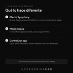 Efecto Symphony, modo música y control por app