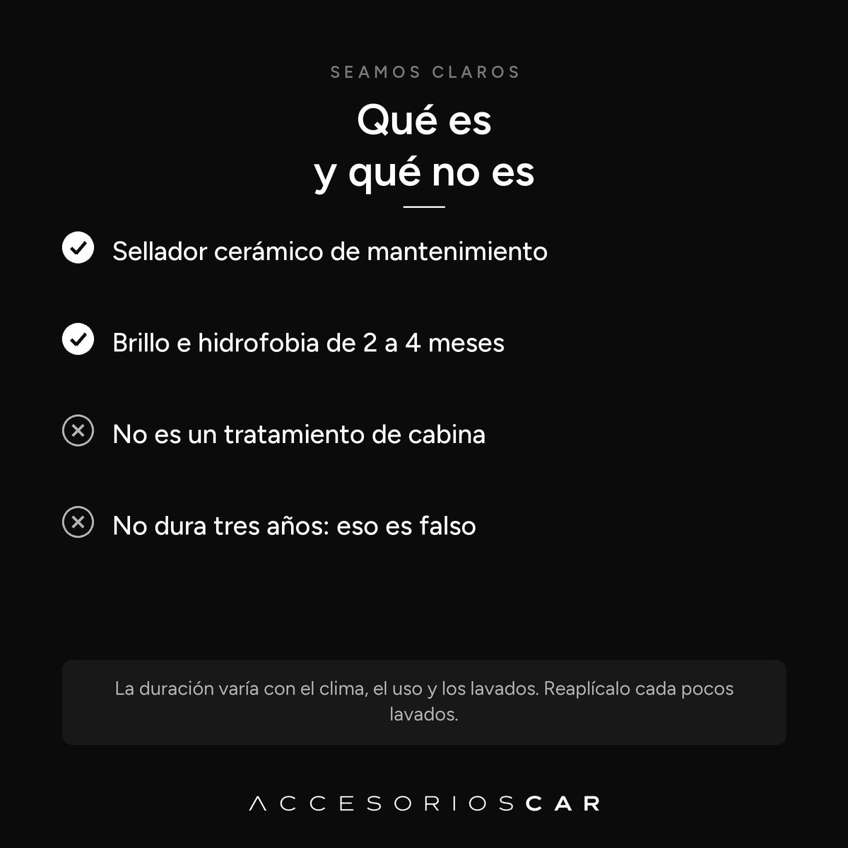 Qué es y qué no es el sellador cerámico