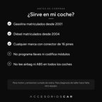 En qué coches funciona el escáner OBD2