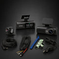 Dashcam 4K de doble lente con GPS