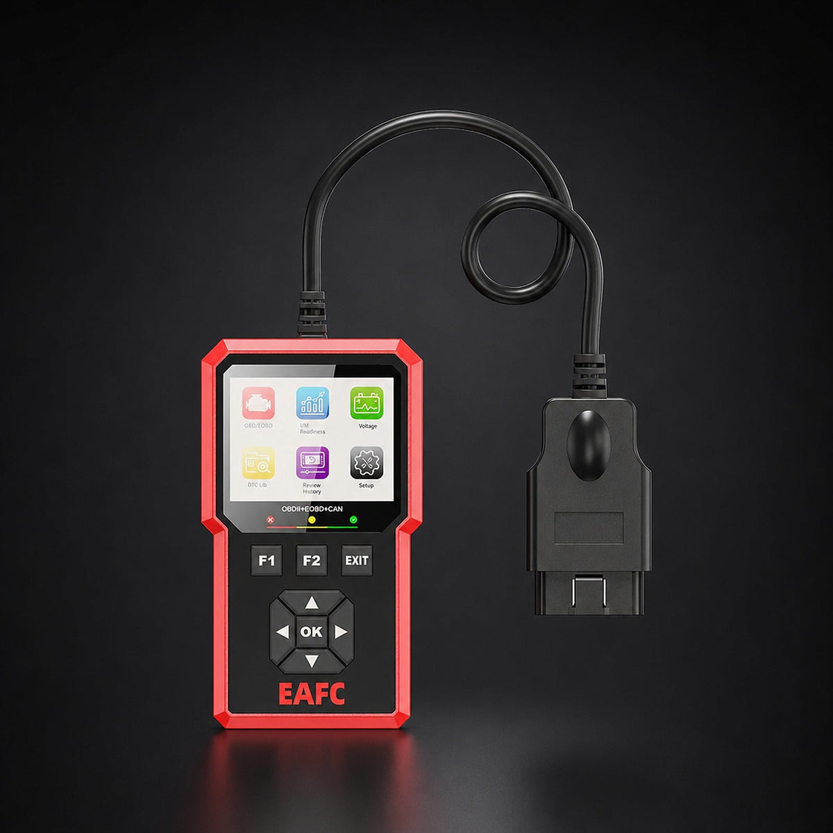 Escáner OBD2 con pantalla a color