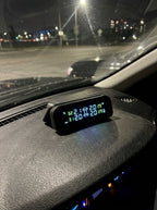 Pantalla del TPMS de noche