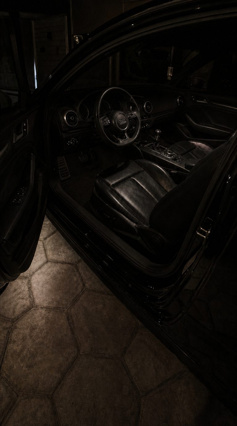 De noche, tu coche se ve apagado y vacío